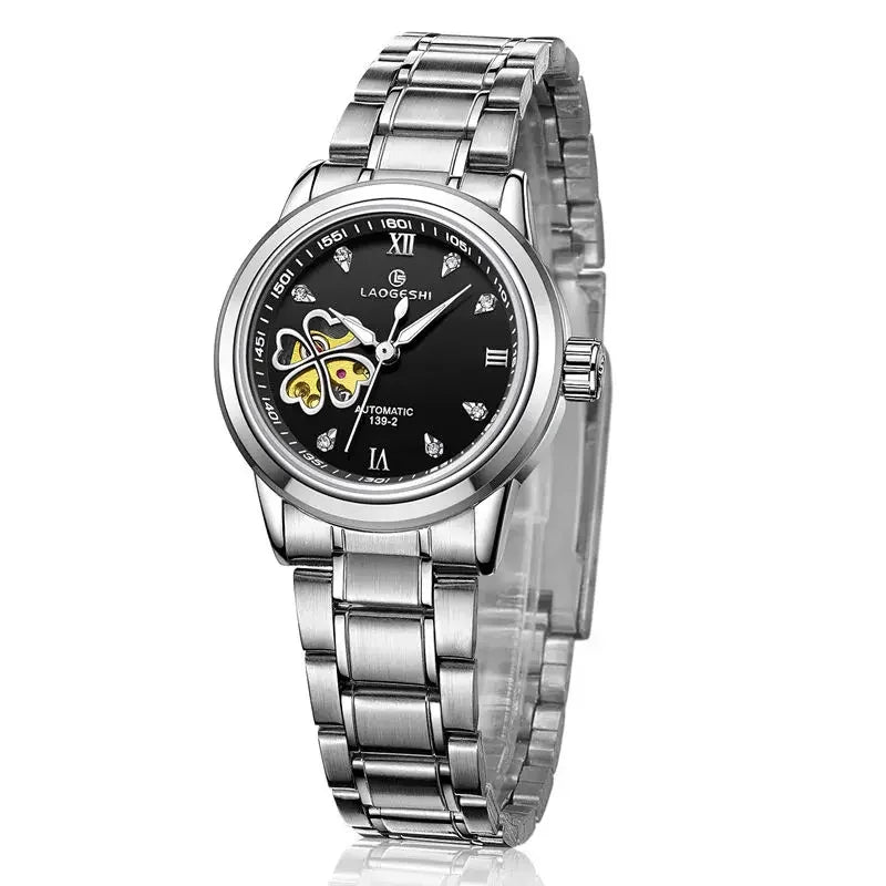 Women's Leather Mechanical  WristWatches