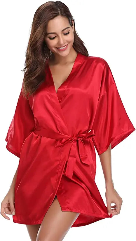 Women Silk Bridesmaid Robes - Empire P.E