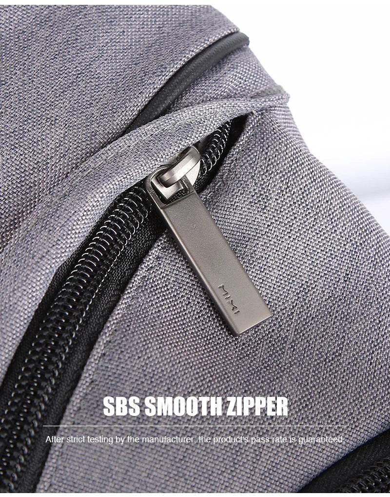 Mixi Men One Shoulder Backpack Women Sling Bag Crossbody USB Boys Cycling Sports Travel Versatile Fashion Bag Student School - Empire P.E