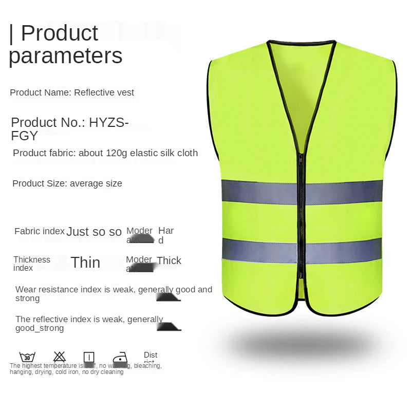 Reflective Vehicle Traffic Safety  Vest