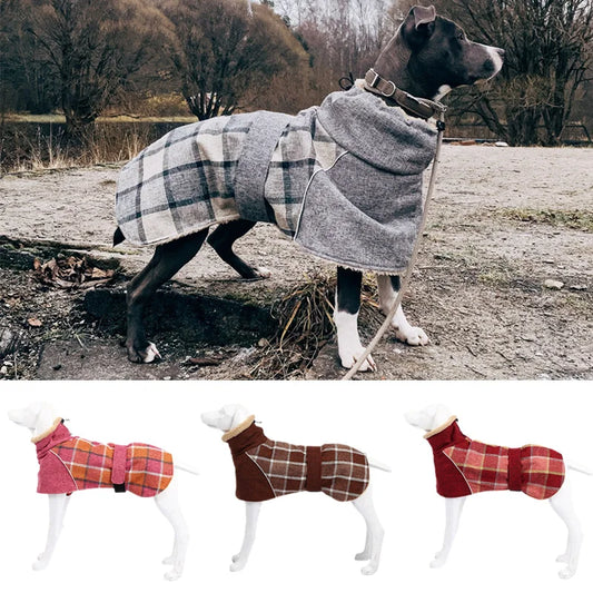 Winter Big Dog Warm Fleece Pet Jacket