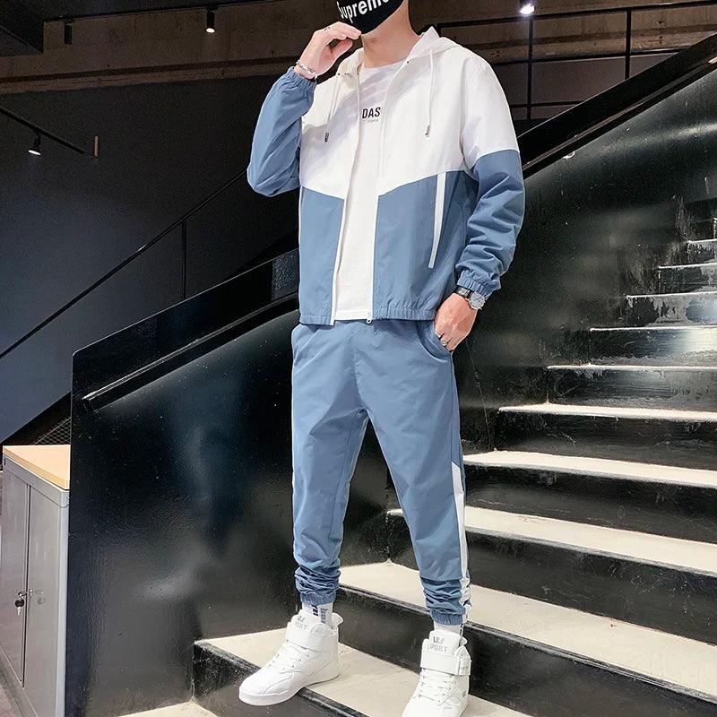 2025 Men Tracksuit Casual Joggers 2 Piece Sets - Empire P.E