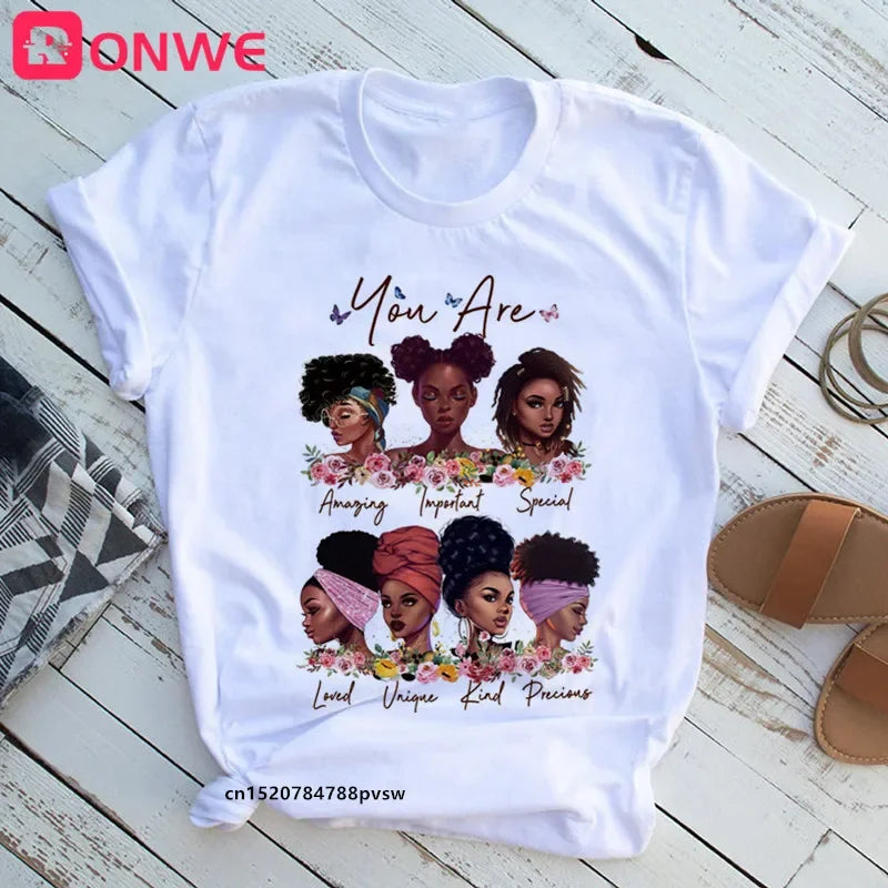 Beautiful African Lady Women T-shirt - Empire P.E