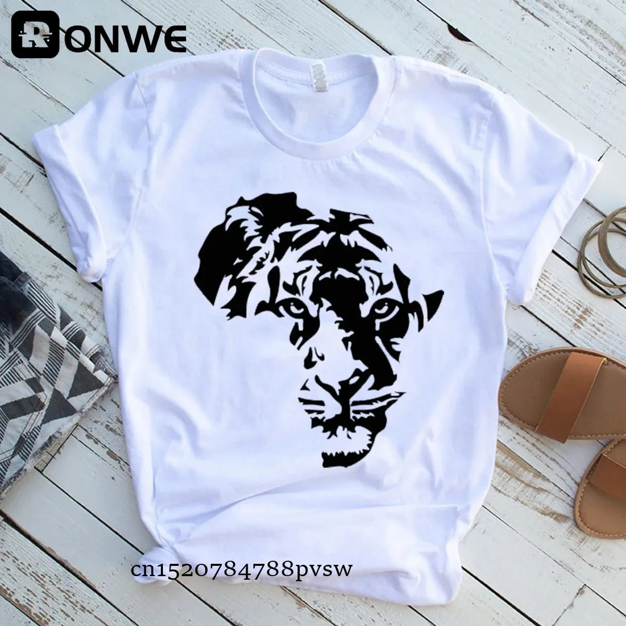 Africa Map Graphic Women T-shirts - Empire P.E