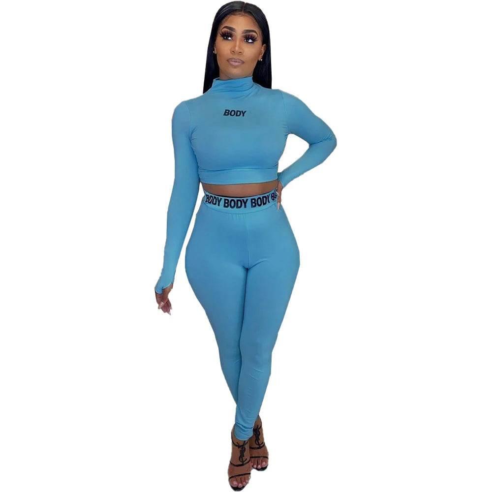 Solid Color Tight Long-sleeved Suit - Empire P.E
