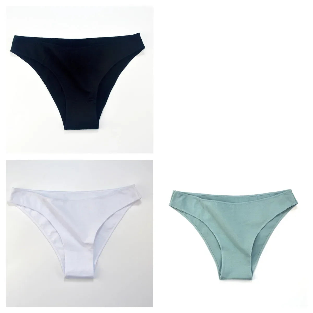 3Pcs/Set Cotton Briefs Low Rise Panties For Women - Empire P.E