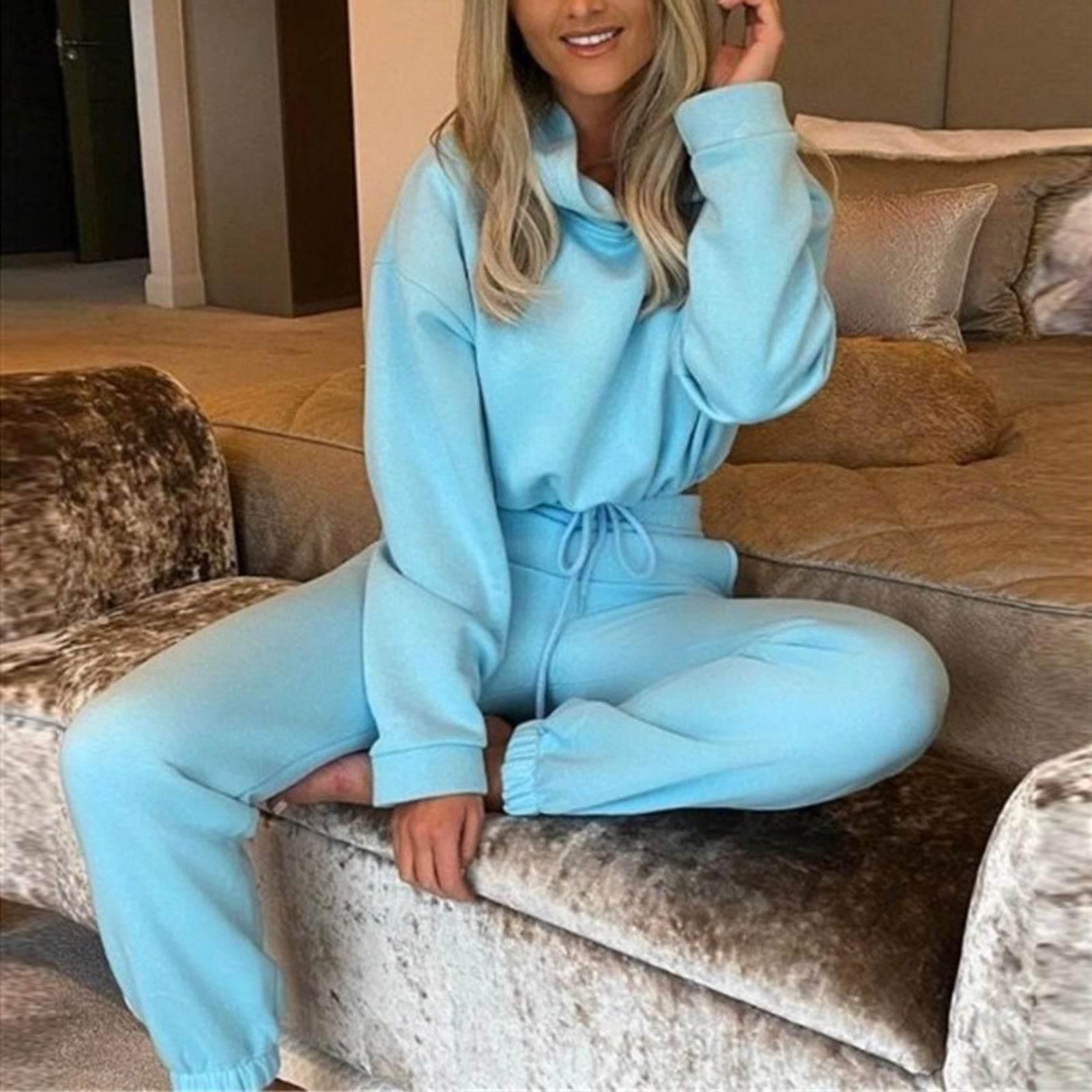 Long-sleeved Sports Casual Suit Waist Two-piece Set - Empire P.E