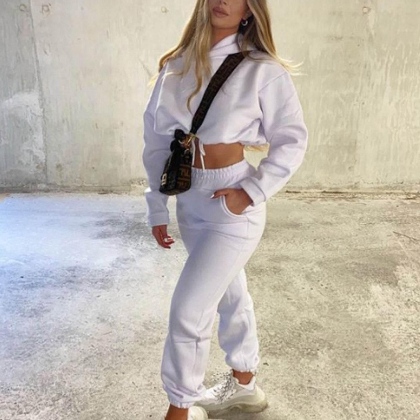 Long-sleeved Sports Casual Suit Waist Two-piece Set - Empire P.E