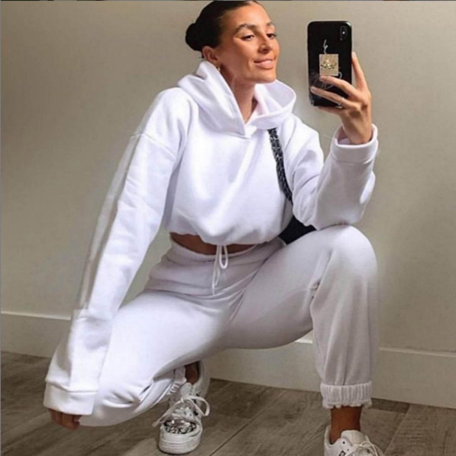Long-sleeved Sports Casual Suit Waist Two-piece Set - Empire P.E