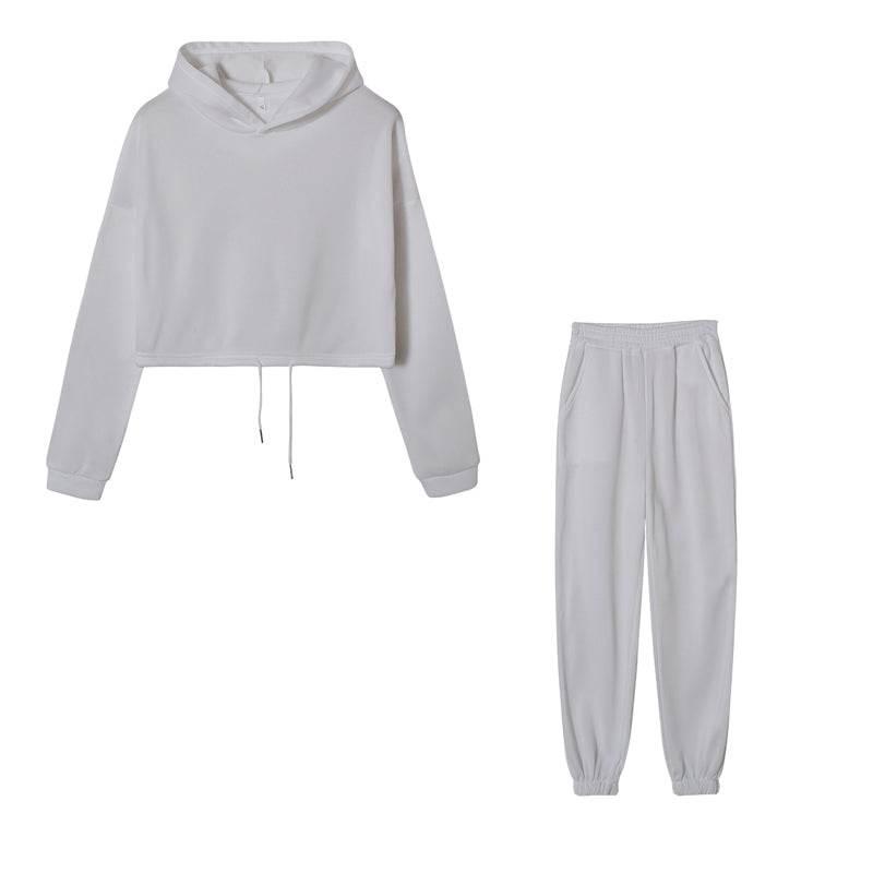 Long-sleeved Sports Casual Suit Waist Two-piece Set - Empire P.E