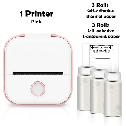 Portable Mini Wireless Thermal Pocket Printer Self-adhesive Stickers - Empire P.E