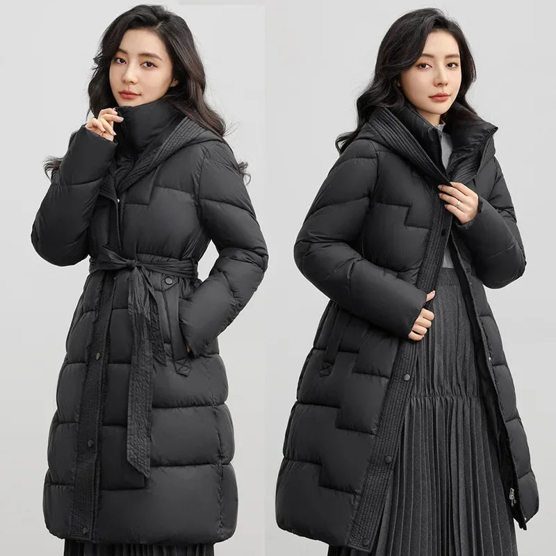 2024 Winter New Women Long Thicken Down Coat