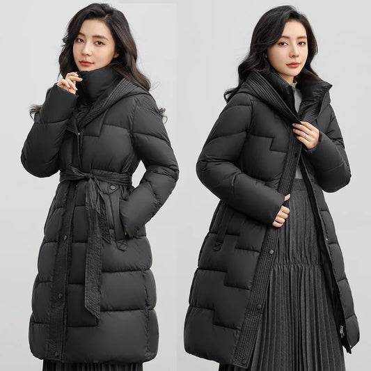 2024 Winter New Women Long Thicken Down Coat