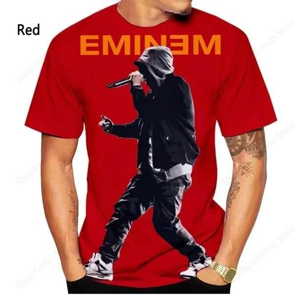 Men's Tshirt Rapper EMINEM 3d Print T-shirt Men Women Fashion T-shirts Kids Hip Hop Tops Tees Rock Rap Tshirt Summer - Empire P.E