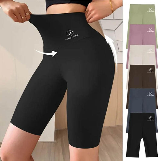 Sports Short Leggings Gym Fitness Push Up Shorts Women Yoga Slim Fit Half Pants Elastic High Waist Summer Thin Workout Tights - Empire P.E