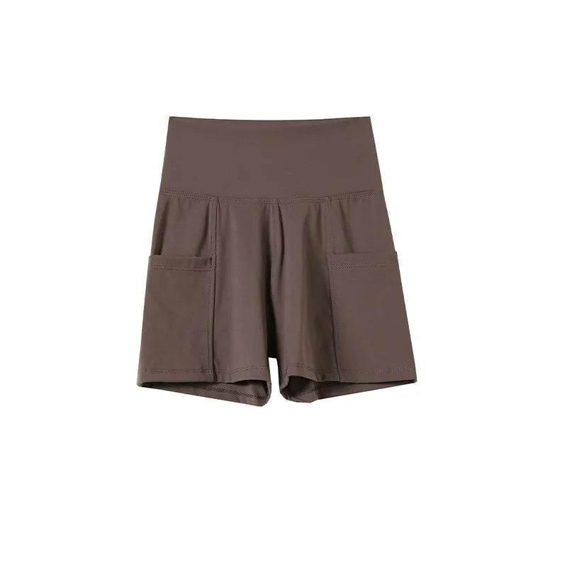 Women Sports Short Yoga Shorts High Waist Breathable Soft Fitness Tight Women Yoga Legging Shorts Cycling Athletic Gym Shorts - Empire P.E