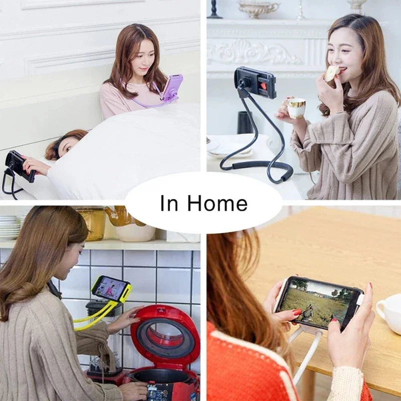 Universal Neck Hanging Bracket Lazy Cellphone Mount