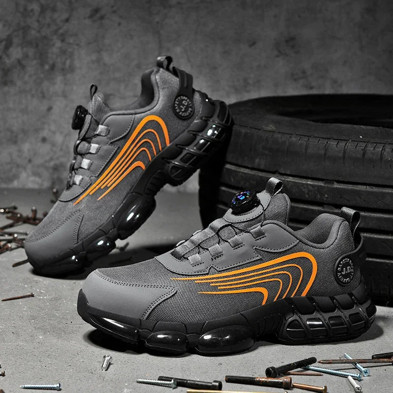 Construction Site Lightweight Safety Shoes Men Steel Toe - Empire P.E
