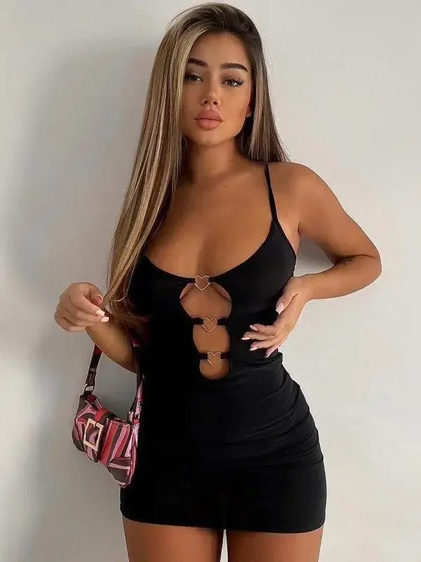 Women's Pure Desire Cinching Waist Wrap Hip Slim Short Dress - Empire P.E