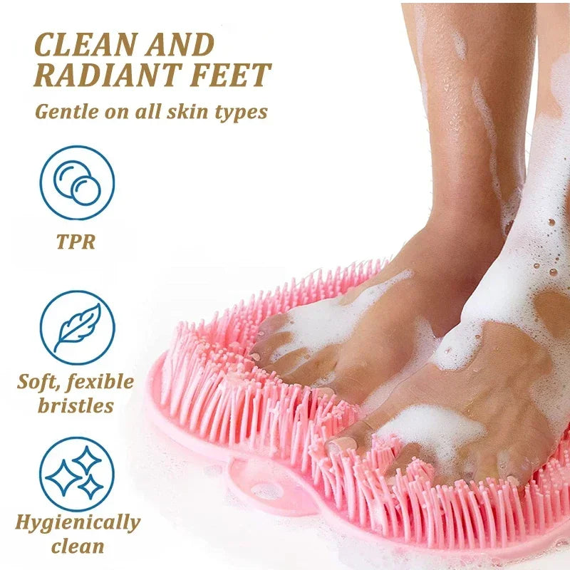 Shower Foot Back Scrubber Silicone - Empire P.E