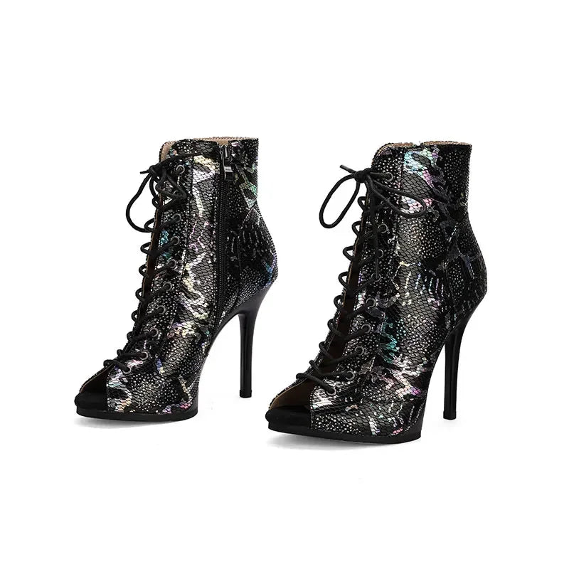 Womens Fashion High Heeled Boots - Empire P.E