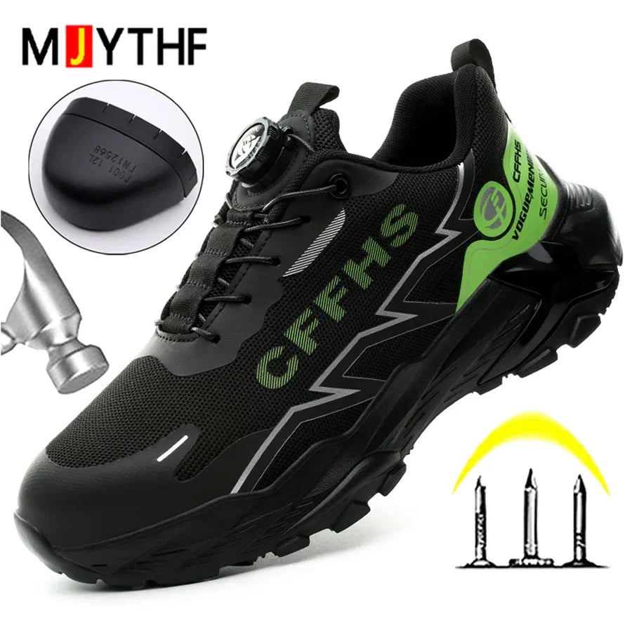 Rotating button Security Shoes