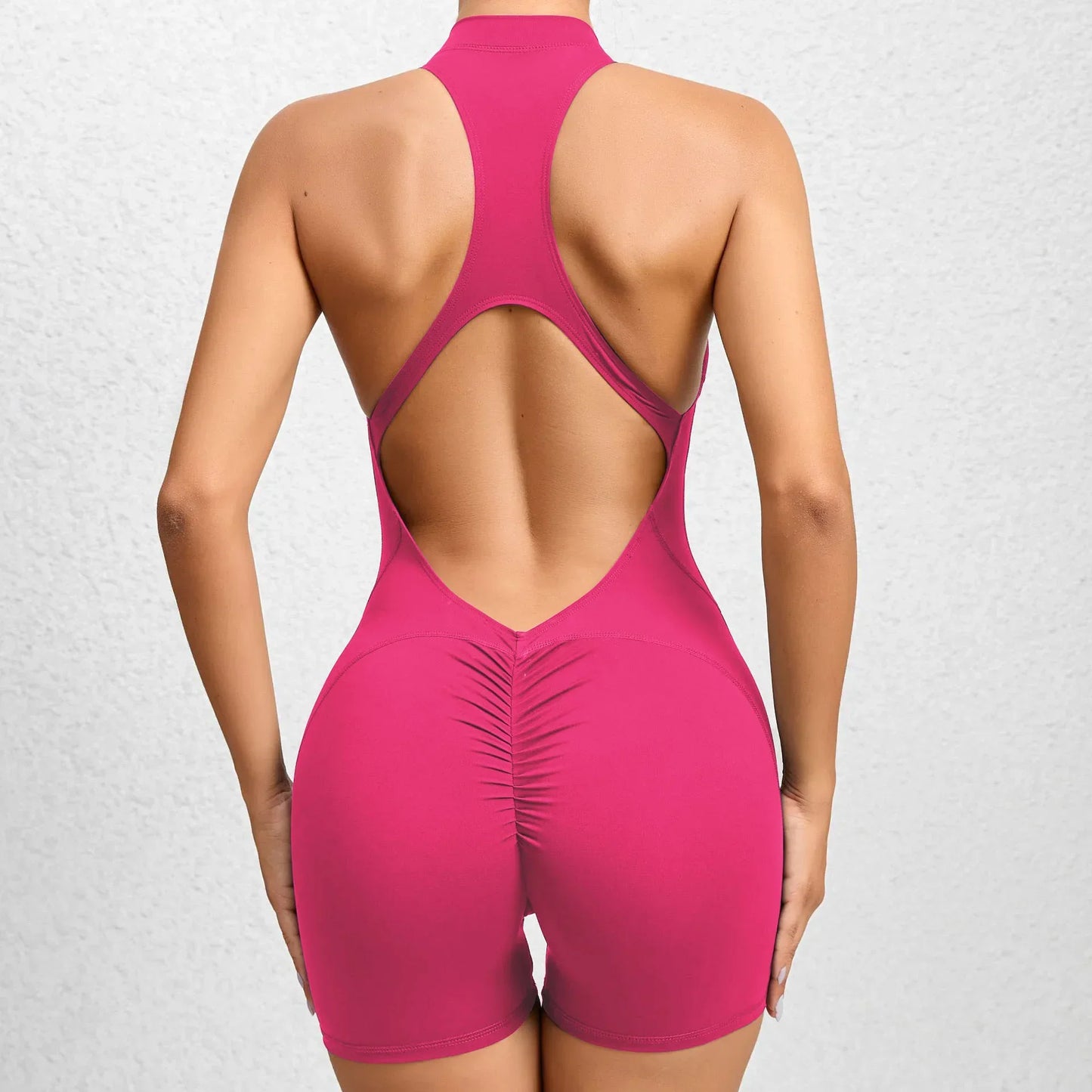 New Zip Up Rompers Scrunch Butt Yoga Sets - Empire P.E
