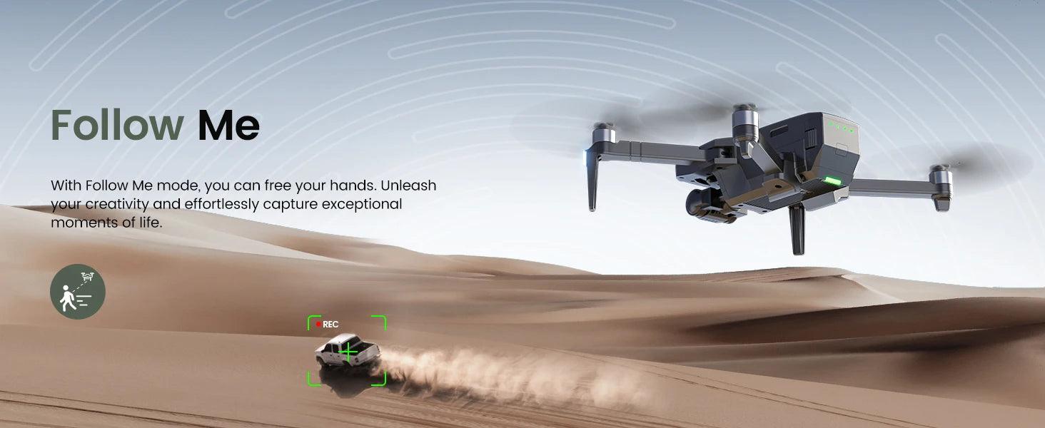 Holy Stone HS720R 3-Axis Gimbal Drone: 4K EIS, Foldable - Empire P.E