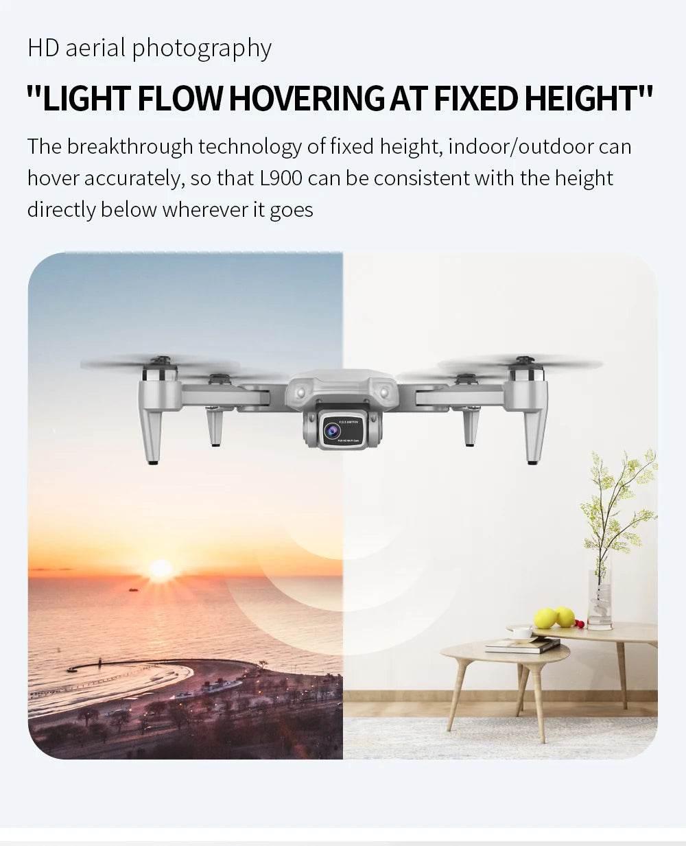 Drone L900 Pro 4K Professional 5G GPS HD Dual Camera Photography Brushless Foldable Quadcopter RC Distance 1.2KM Drones Toys - Empire P.E