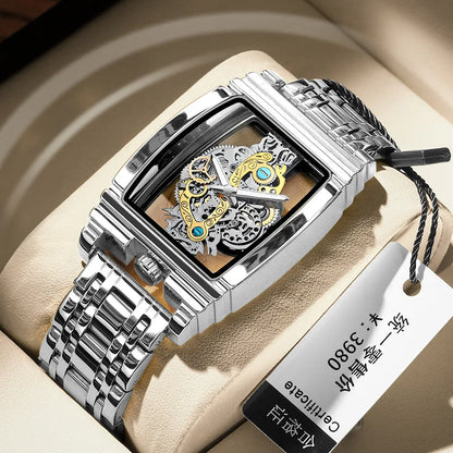 2024 Transparent Full Hollow Metal Leather Watches
