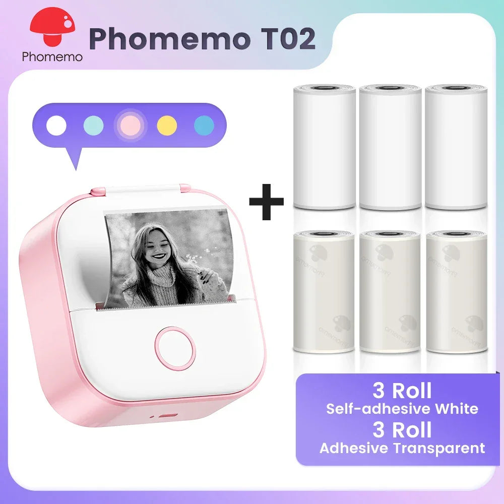 Pocket Printer Mini Portable Label Maker Self-adhesive - Empire P.E