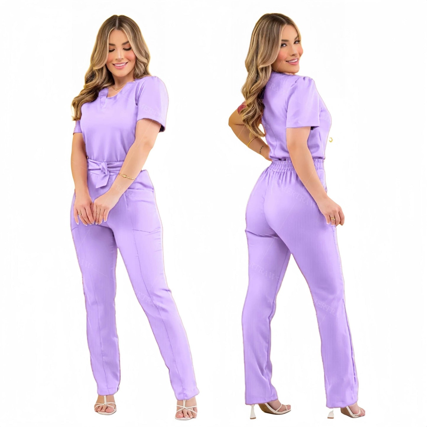 Hospital Scrubs Uniform Medical Scrubs Uniform Wholesale Beauty Salon Spa Short Sleeve Medical Uniforms Nursing Scrubs Sets - Empire P.E