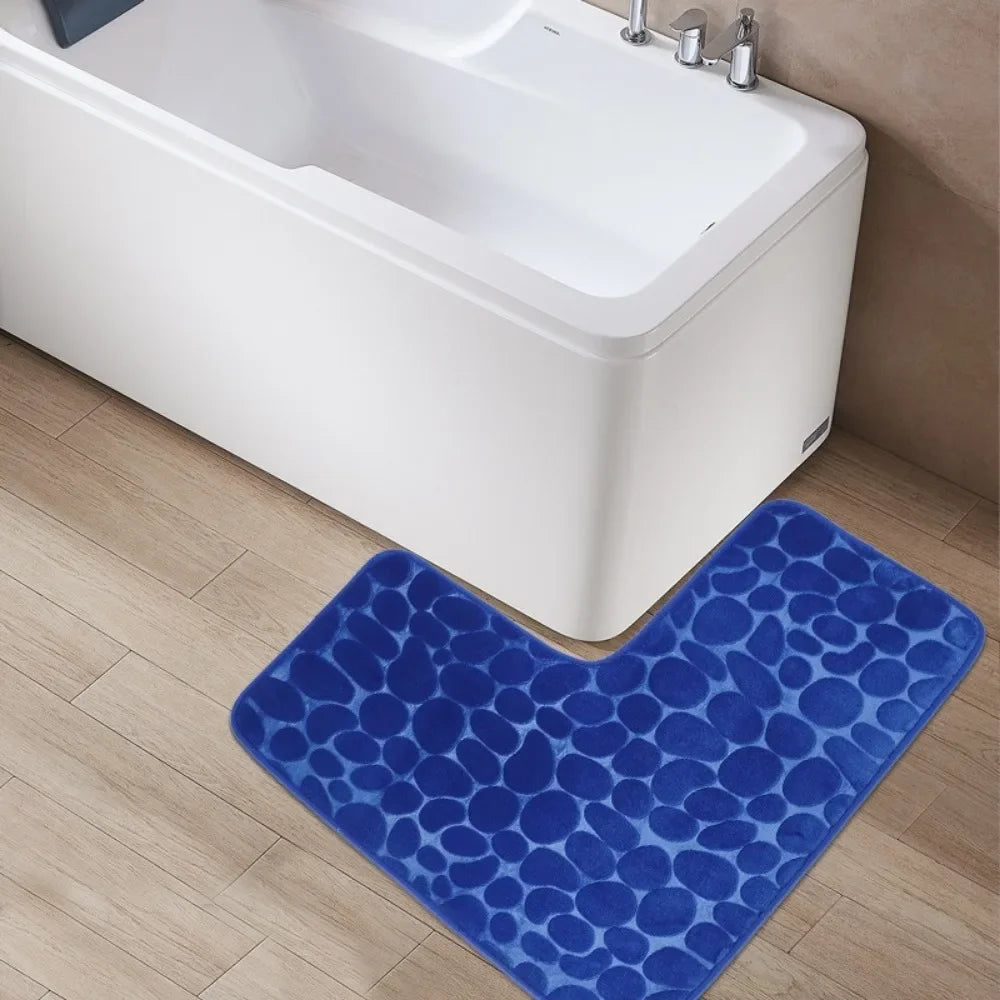 Bathroom Rug L-Shaped Bath Mat - Empire P.E