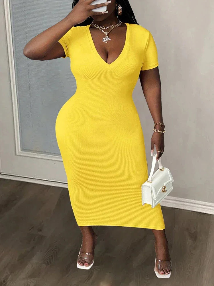 Plus Size 2025 Summer New Dresses - Empire P.E