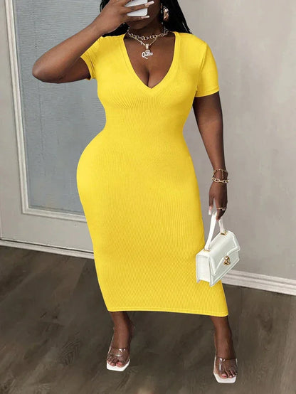 Plus Size 2025 Summer New Dresses - Empire P.E