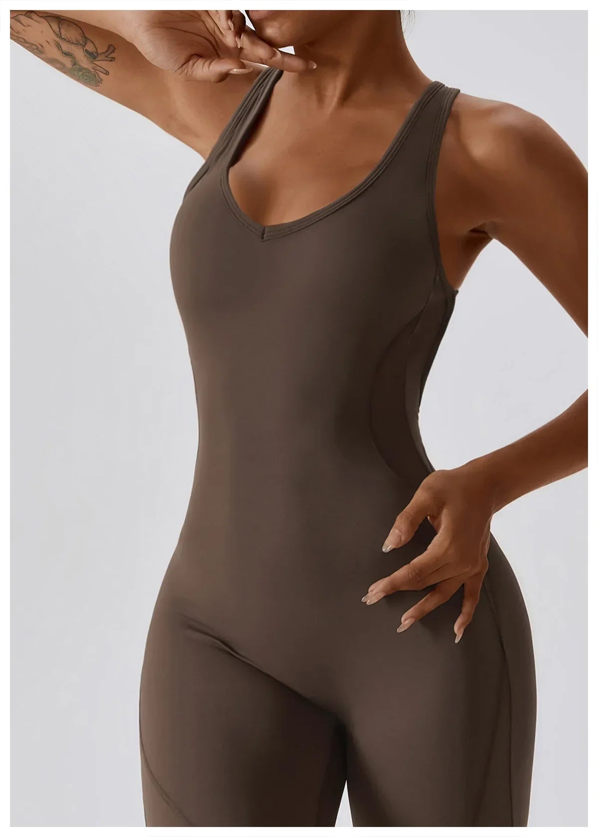 V Jumpsuit Gym Set - Empire P.E