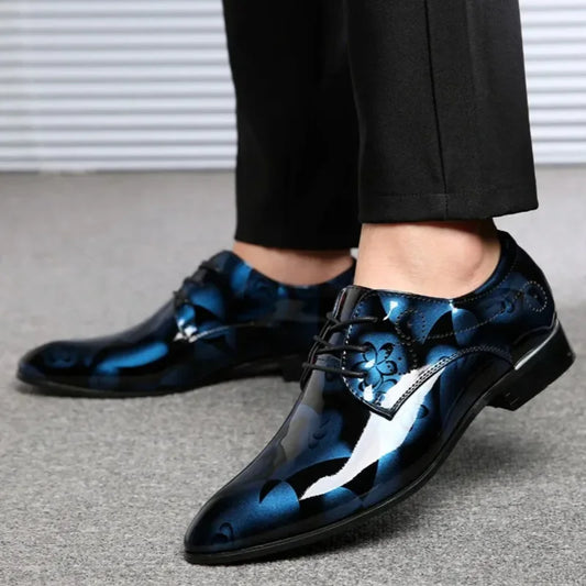 2025 New Luxury Oxfords For Men, Retro Floral Pattern, - Empire P.E