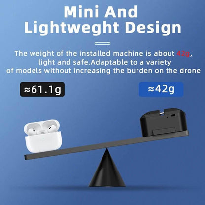 BRDRC Airdrop System for DJI Mini 4K/Mini 4 Pro/Air 3/Mini 3 Pro/Mavic 3/Mavic Pro Drone Thrower Fishing Life Rescue Send Gift - Empire P.E