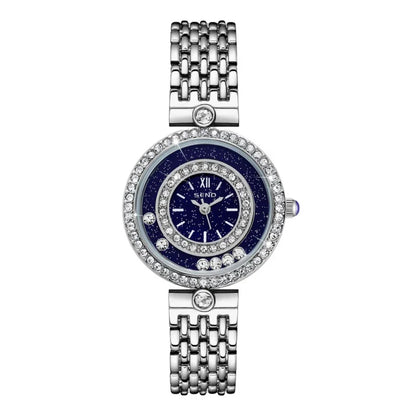 Women's  Silver  Luxury Bracelet Wrist Watches