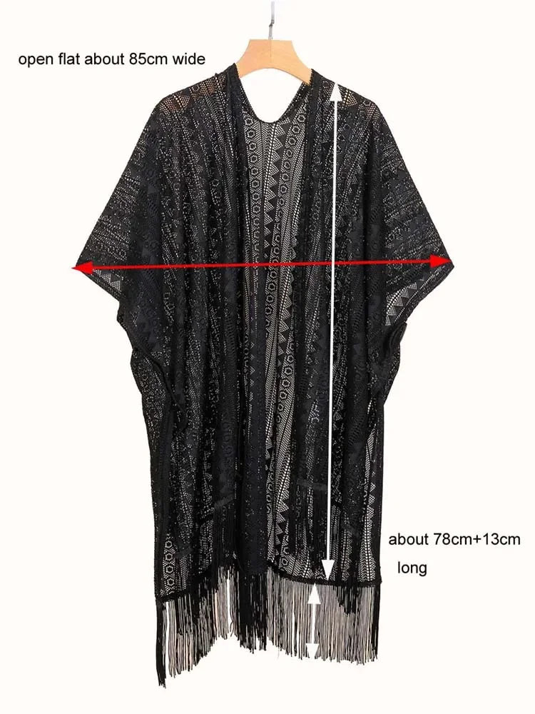 Comfort Hollow Out Bikini Cover-up  Beach Swimsuit
