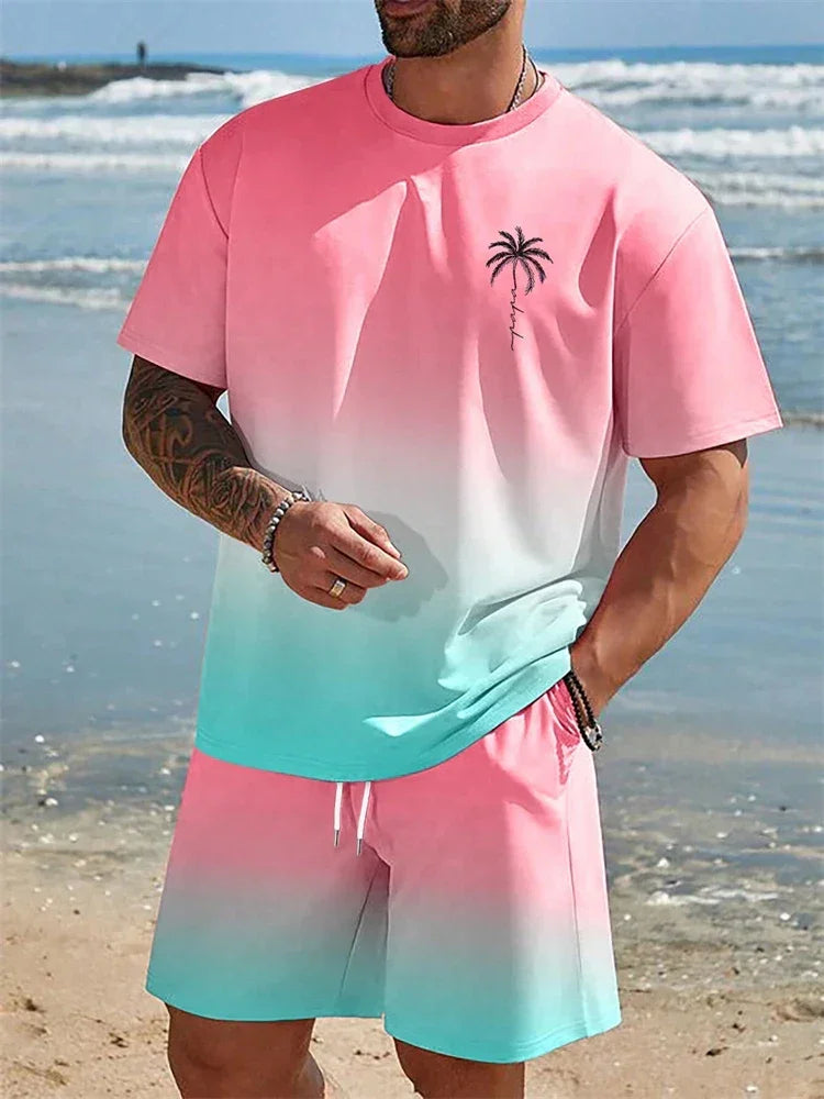 Summer Men's Suit Sportswear Fashion Casual Short Sleeve - Empire P.E