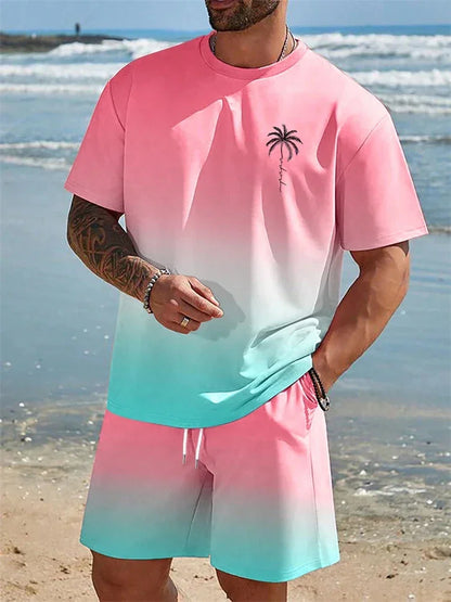 Summer Men's Suit Sportswear Fashion Casual Short Sleeve - Empire P.E