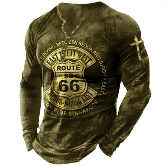 Men's Cotton Graphic T Shirts 3D Print - Empire P.E