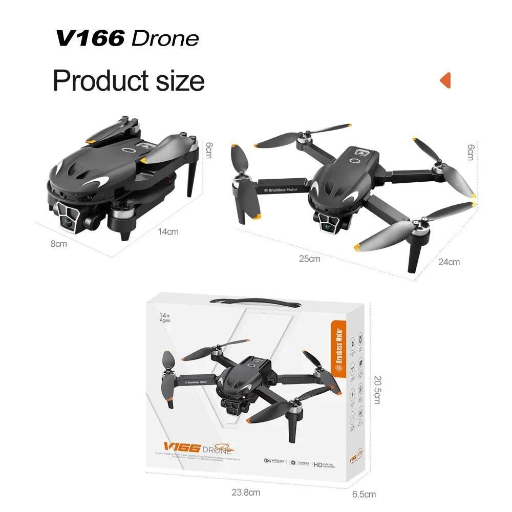 V166 Drone dji fpv 8k professional rc helicopter Mini ufo aircraft jjrc plane elicoptero en oferta low price drones Aircraft - Empire P.E