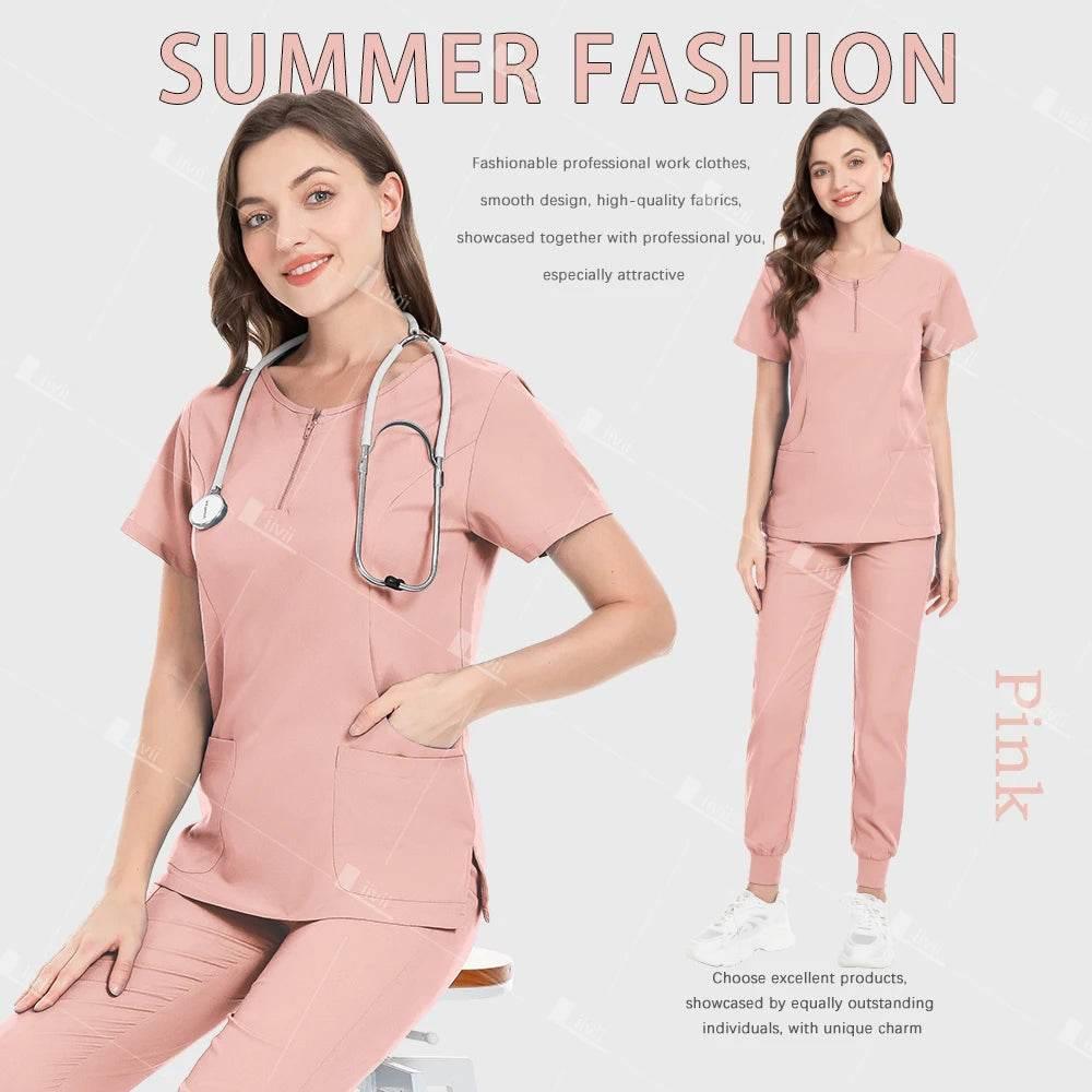 Medical Uniform Elastic Scrub Set - Empire P.E