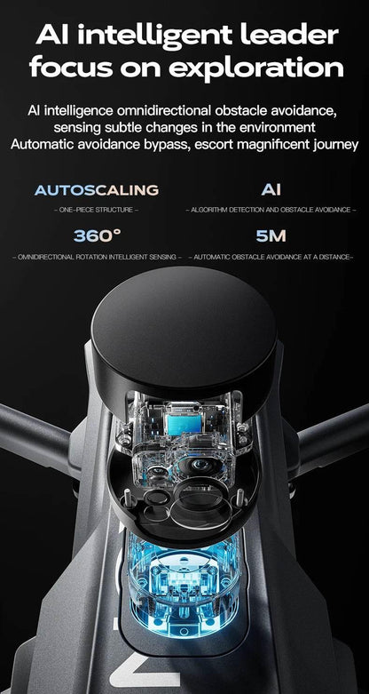 2025 new Wing 6 drone professional aerial photography HD 8K With Screen Remote Control Aircraft 20 Kilometer Obstacle Avoidance - Empire P.E