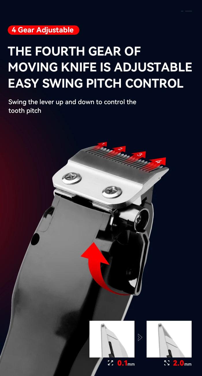 Kemei KM-PG809A KM-PG232 LCD USB Charging Hair Clipper Adjustable - Empire P.E