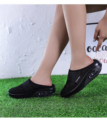 slip-ons without back female sneakers women's sport shoes professional running shoes black sports shoes skor walkx 1229 - Empire P.E