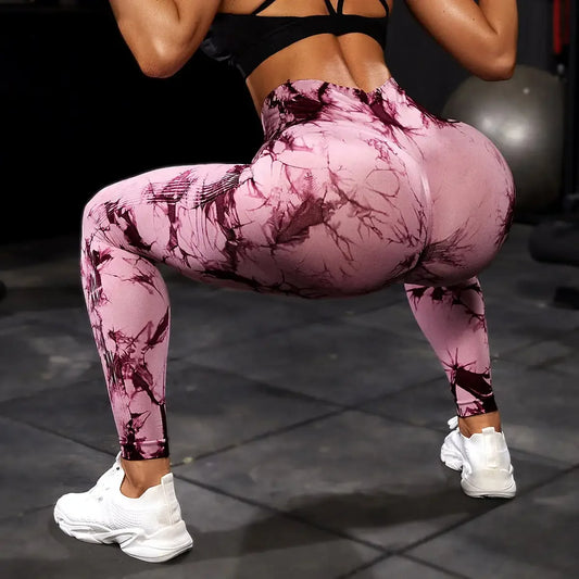 Tie Dye Yoga Pants Sport Leggings - Empire P.E