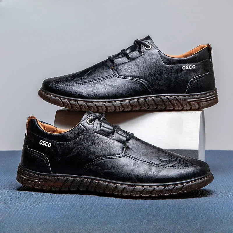 Comfortable Moccasin Leather Shoes for Men - Empire P.E